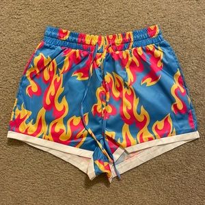 Blue Flame Shorts